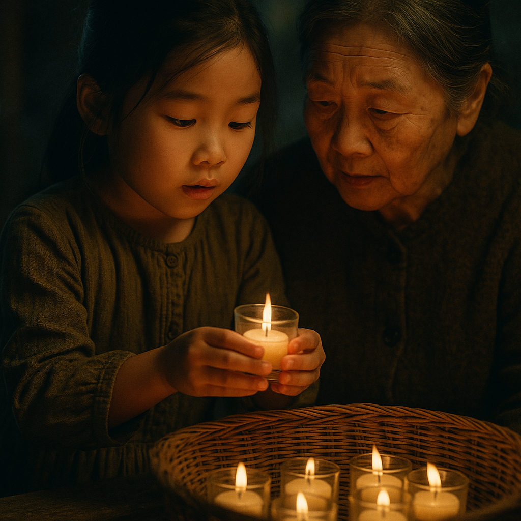 Li Helped Gather the Festival Candles