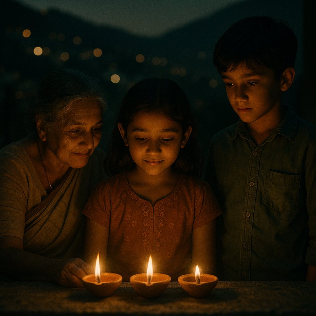 Three Diyas, One Promise