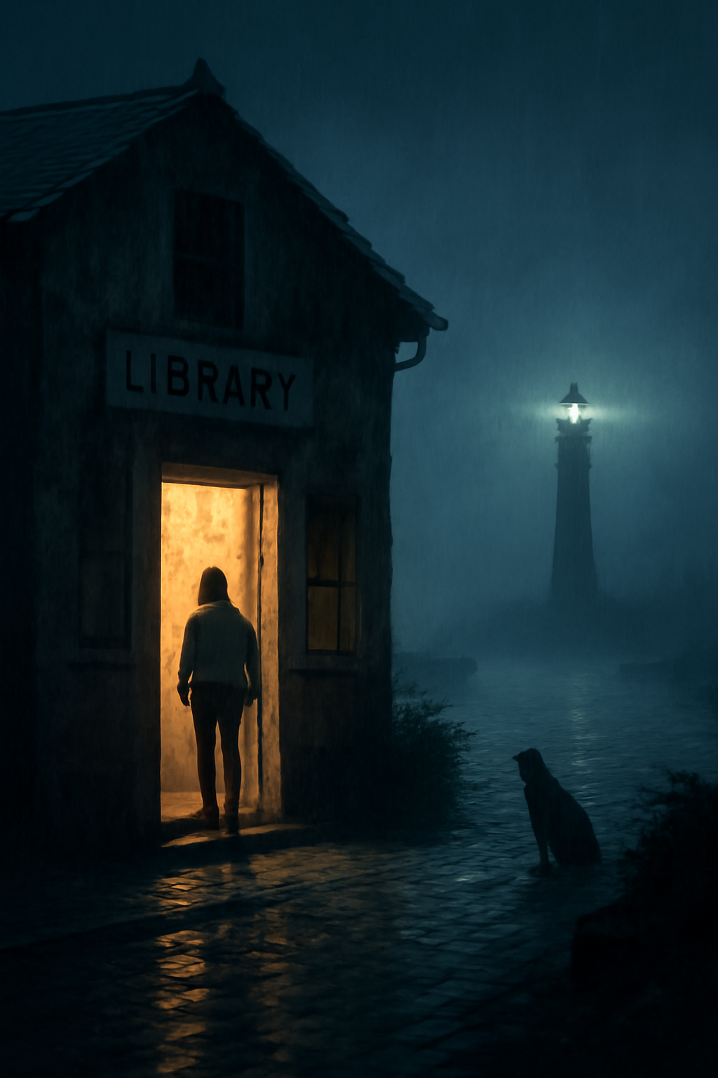 The Night Library at the Edge of Harbor Town