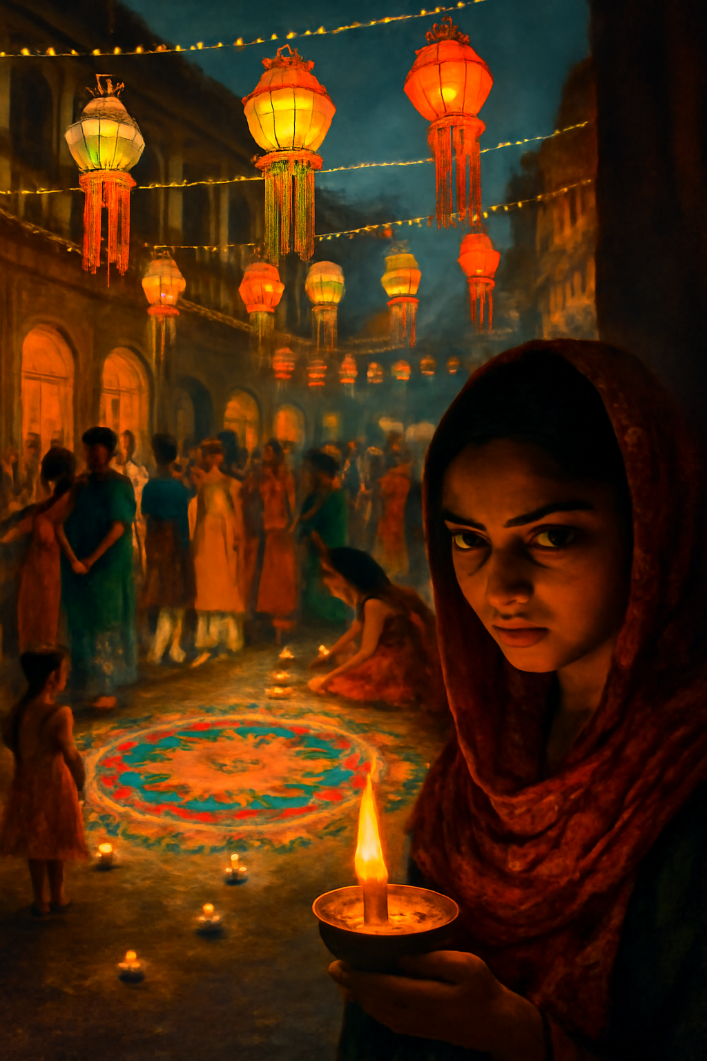 Shadows Under The Diya