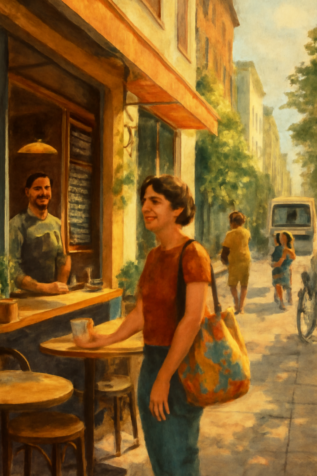 Morning in a Small City