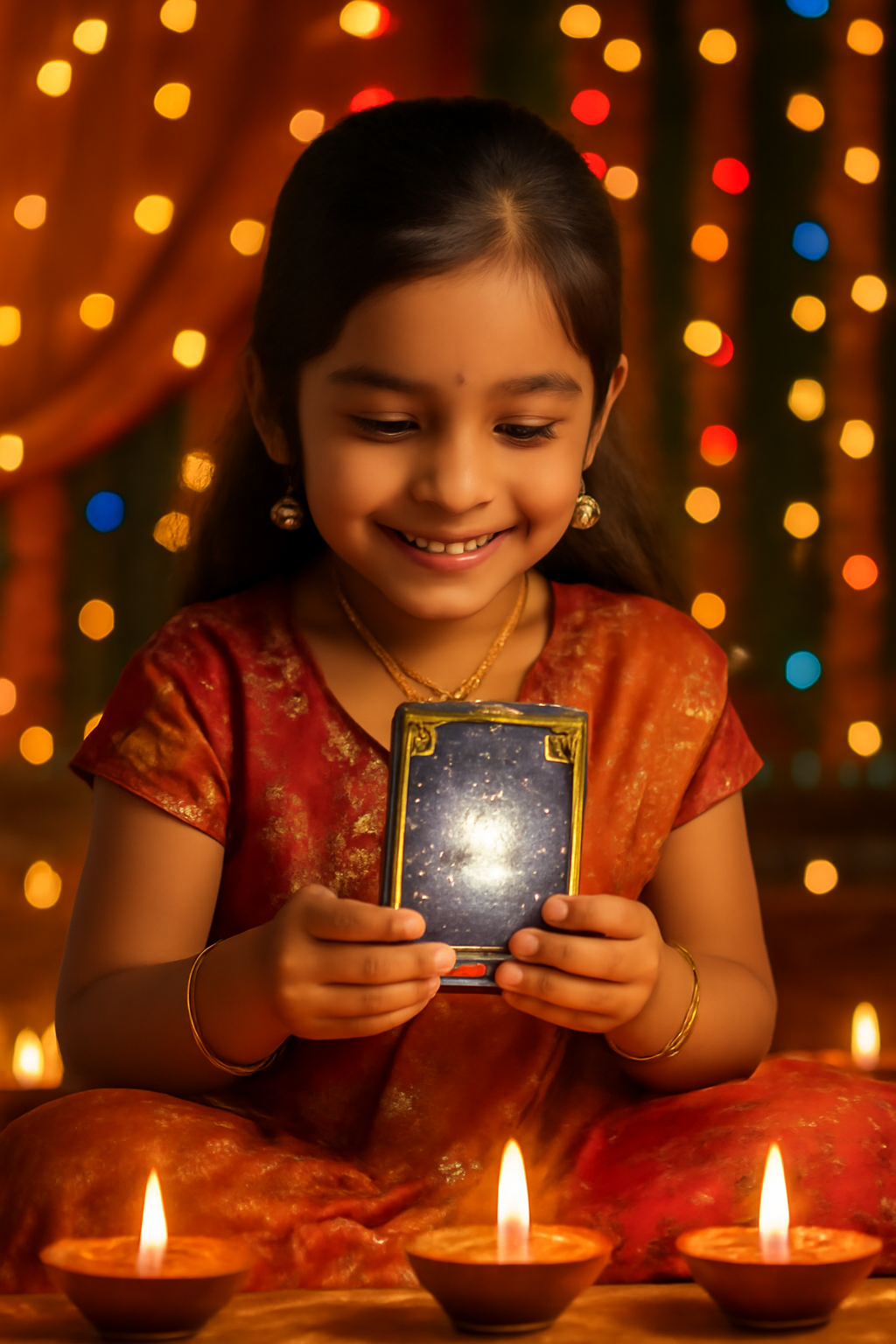Candles, Cards, and Courage: A Magical Diwali Adventure